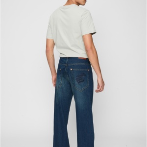 Rocawear WED Loose Fit Jeans light mid blue washed W36 L32 - Img 11