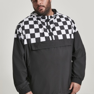 Check Pull Over Jacket blk/chess 3XL - Img 1