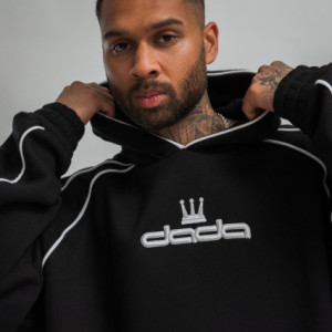 Dada Supreme Classic Heavy Hoodie Black - Img 7