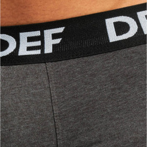 DEF Cost 3er Pack Boxershorts grey XXL - Img 5
