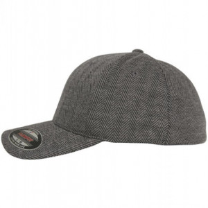 Heringbone Melange Flexfit black/h.grey L/XL - Img 4