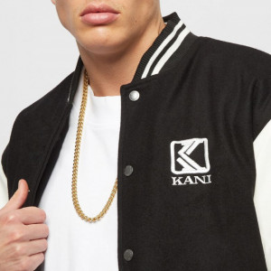 KARL KANI - OG Fake Leather Block College Jacket - Img 5