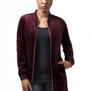 Ladies Long Velvet Jacket black L - Img 2