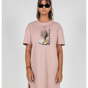Ladies MEDUSA x Organic Oversized Slit Tee Dress - Img 7