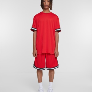 Oversized Stripes Mesh Tee - Img 5