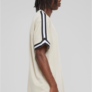 Oversized Stripes Mesh Tee - Img 22