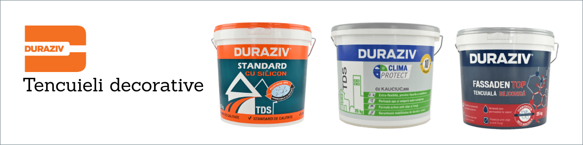 Tencuieli decorative Duraziv