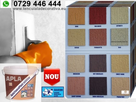 Tencuiala decorativa cu silicon APLA AplaTencoPlast 24Kg - Img 6