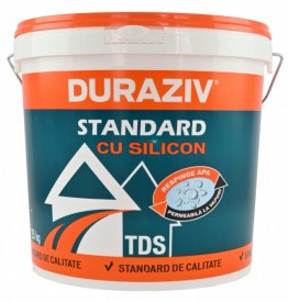 DURAZIV Tencuiala decorativa structurata TDS, Standard cu silicon 25kg