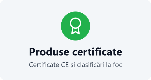Produse certificate