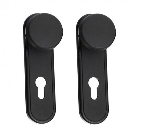 NINZ M4 Set buton-buton negru, placa, rezistente la foc