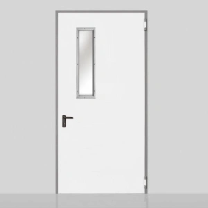 Usa metalica cu geam 150x640 Ninz REVER - INTERIOR