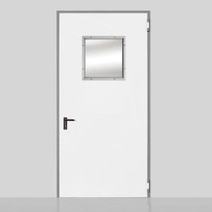 Usa metalica cu geam 400x400 Ninz REVER - INTERIOR