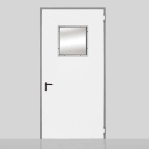 Usa metalica cu geam 400x400 Ninz REVER - INTERIOR