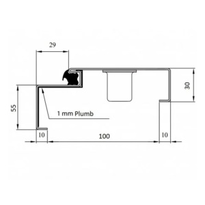 Usi Radiologie Roentgen cu plumb Pb=2mm, laminata HPL cu Toc Metalic, Porta Doors - Img 6