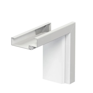 Toc metalic din otel cu luminator lateral pentru usi din lemn sau metalice, PORTA - Img 2
