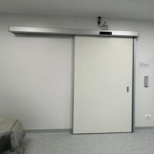 Usa medicala semi-ermetica din HPL, culisanta automata DoorMed HPLMatic STS 40, Novo®Medica - 1 canate
