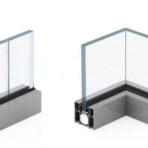 ALUFIRE VISION Line Pereti din Sticla Rezistenta la Foc EI 30 - Img 3
