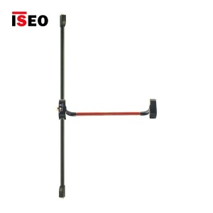 Bara antipanica, aplicata pe canat principal, 3 puncte, Aluminiu / PVC, Iseo IDEA BASE cu maner extern