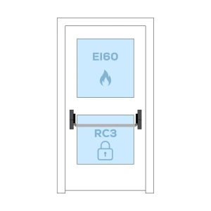 FAEL VITRALIGHT Usa Vitrata Antiefractie RC3 EI60 - 1 canat