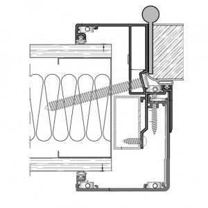 Usa medicala HPL fara falt cu Toc Reglabil din Aluminiu DoorMed HPL-Al, Novo®Medica - Img 2