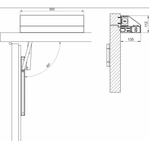 ECO Schulte FTA ECO-Vent II – amortizor cu motor de desfumare pentru uși de evacuare, 24 V - Img 3