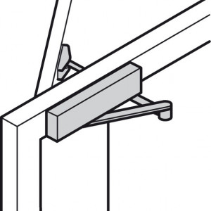 Geze TS 4000 EN 1-6 amortizor usa, brat standard - Img 5
