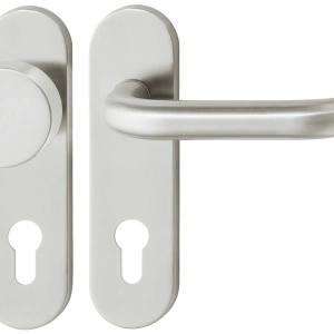 NINZ M2X Set maner-buton din Inox, placa, rezistente la foc