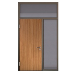 Toc metalic din otel cu luminator lateral si supralumina pentru usi din lemn sau metalice, PORTA