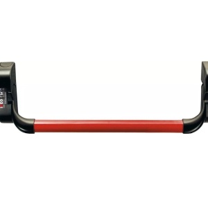 Bara antipanica, aplicata pe canat principal, 1 punct, Aluminiu / PVC, Iseo IDEA BASE cu maner extern