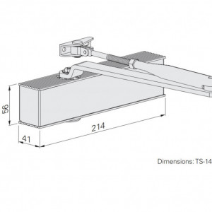 ECO Sculte TS 14 EN 2-4, amortizor usa, brat standard - Img 2