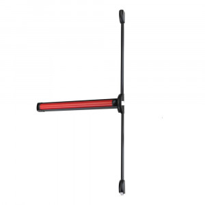 Bara antipanica, aplicata pe canat principal, 3 puncte, Aluminiu / PVC, Cisa FAST Touch cu maner extern