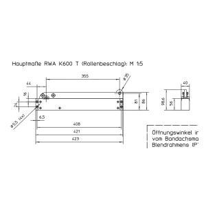 Motor ușă 24V Geze RWA K 600 T cu braț și rolă pentru desfumare - Img 4