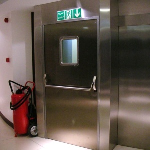 Usa Rezistenta la Foc EI120, INOX, 1 canat, NOVO CF 64-1 - Img 2