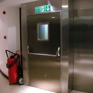 Usa Rezistenta la Foc EI120, INOX, 1 canat, NOVO CF 64-1 - Img 2