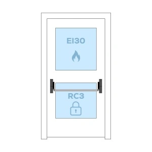 FAEL VITRALIGHT Usa Vitrata Antiefractie RC3 EI30 - 1 canat