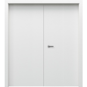 Usi Laminate HPL cu Toc Metalic de Colt, 2 canate, Porta Doors