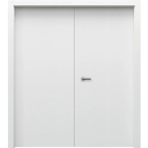Usi Laminate HPL cu Toc Metalic de Colt, 2 canate, Porta Doors