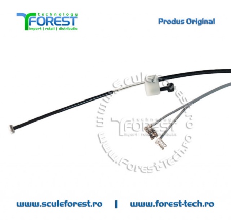 Cablu acceleratie complet original pentru motocoasa Husqvarna 355RX, 555RXT - Img 5