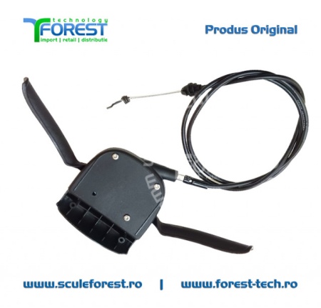Cablu tractiune (propulsie) original COMPLET ptr. masina de tuns gazonul Husqvarna LC356V, LC356AWD - Img 4