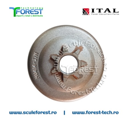 Carcasa ambreiaj compatibila pentru drujba Husqvarna 340, 345, 350, 445, 445e, 450 cu pinion fix si rulment pas .325" - Img 6