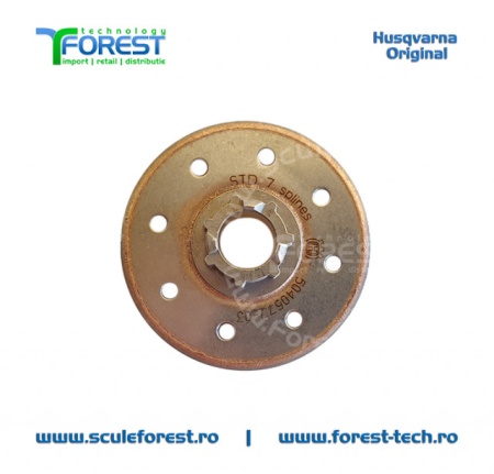 Carcasa ambreiaj originala pentru drujba Husqvarna 555, 562XP, Jonsered CS2260 cu sproket si rulment pas .3/8" - Img 3