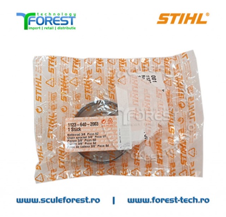 Carcasa ambreiaj originala pentru drujba Stihl MS017, MS018, MS019, MS170, MS 170c, MS180, MS 180C, MS 190T, MS191T cu pinion fix pas .3/8" - Img 7