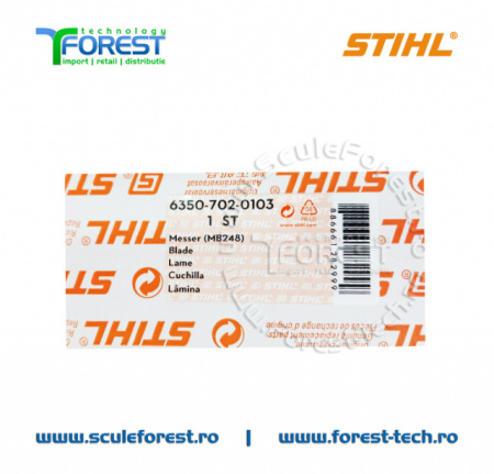 Presa Per Coltelli Stihl/Viking - Per Modelli MB 248.3, 253.1, 443.1, 448.1, RM 248, 253, 443, 448 - In Alluminio - Foto 6