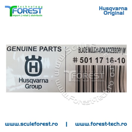 Cutit original pentru masina de tuns gazonul Husqvarna LC141i, LC141iV - 400mm - Img 8