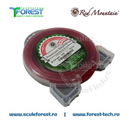 Fir motocoasa (damil) 2.0mm x 12.2m RedRound | SculeForest - Img 2
