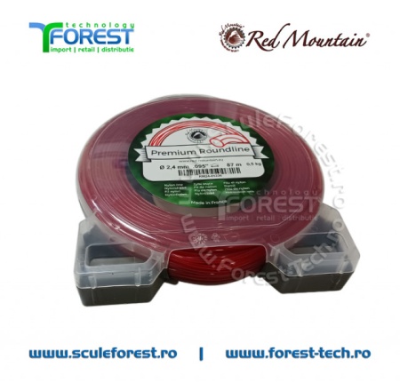 Fir motocoasa (damil) 2.4mm x 87m RedRound | SculeForest - Img 2