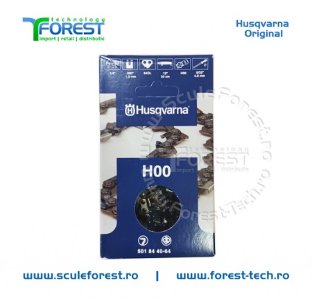 Lant drujba Husqvarna 12"(30cm), 32 dinti, pas 1/4", canal 1.3mm H00 - Img 3