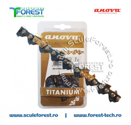 Lant drujba TITANIUM ANOVA 18"(45cm), 34 dinti, pas 3/8, canal 1.5mm