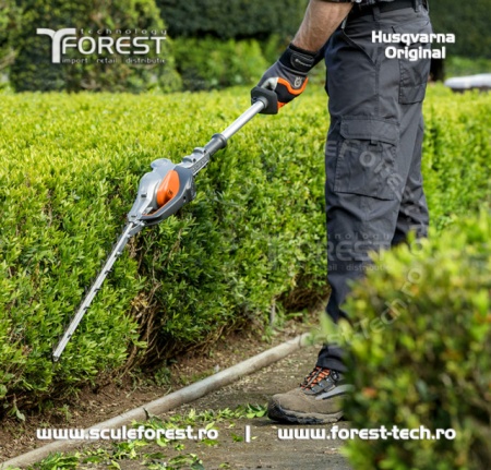 Motounealta gard viu cu acumulator Husqvarna 520i HT4 Li-Ion fara baterie si incarcator | SculeForest - Img 6